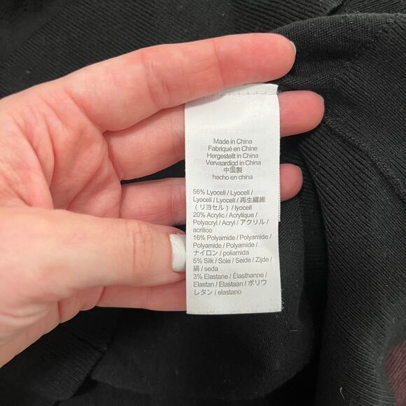 J. Crew Black Silk Blend Sweater Size 3X - Picture 2 of 5